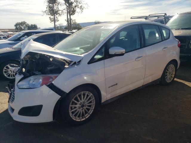 FORD C-MAX SE 2016 white hatchbac hybrid engine 1FADP5AU4GL117297 photo #1