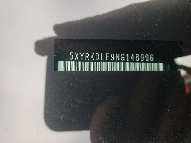 5XYRKDLF9NG148996 | 2022 KIA sorento sx