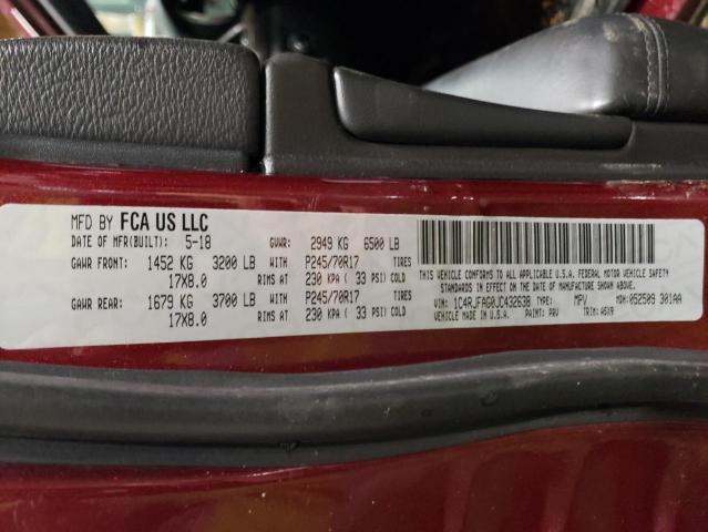 2018 JEEP GRCHER L - 1C4RJFAG0JC432638