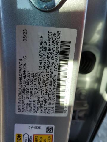 1HGCY2F77PA038739 | 2023 HONDA ACCORD HYB