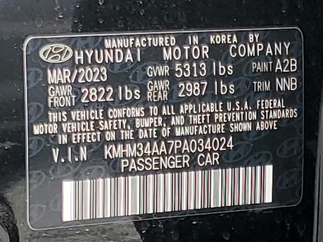 KMHM34AA7PA034024 | 2023 HYUNDAI IONIQ 6 SE