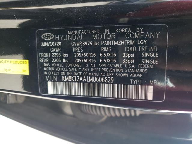 KM8K12AA1MU606829 | 2021 HYUNDAI KONA SE