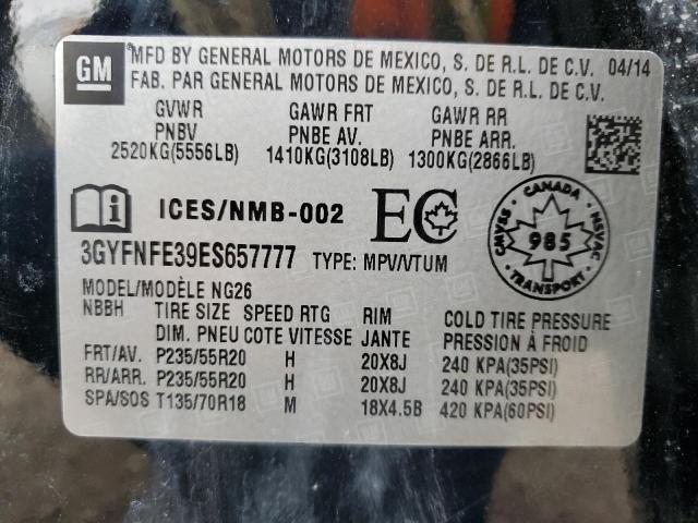 3GYFNFE39ES657777 Cadillac Srx Performance Collection