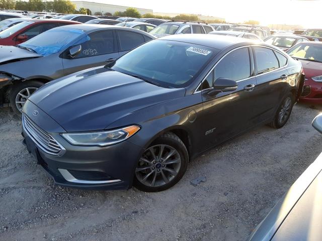 Lot #2436709886 2018 FORD FUSION SE salvage car
