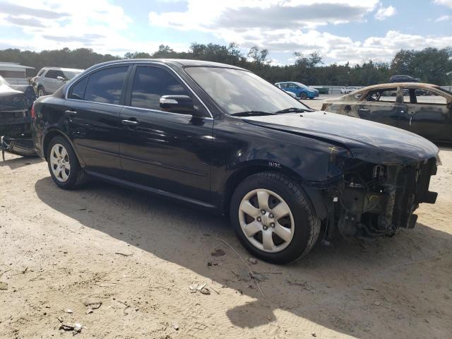 KNAGE228495325908 Auction: COPART Lot: 74259153 Location: FL - JACKSONVILLE NORTH KNAGE228495325908 KIA OPTIMA 2009 BLACK Photo 4