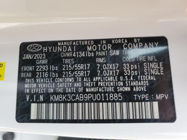 2023 HYUNDAI KONA SEL - KM8K3CAB9PU011885