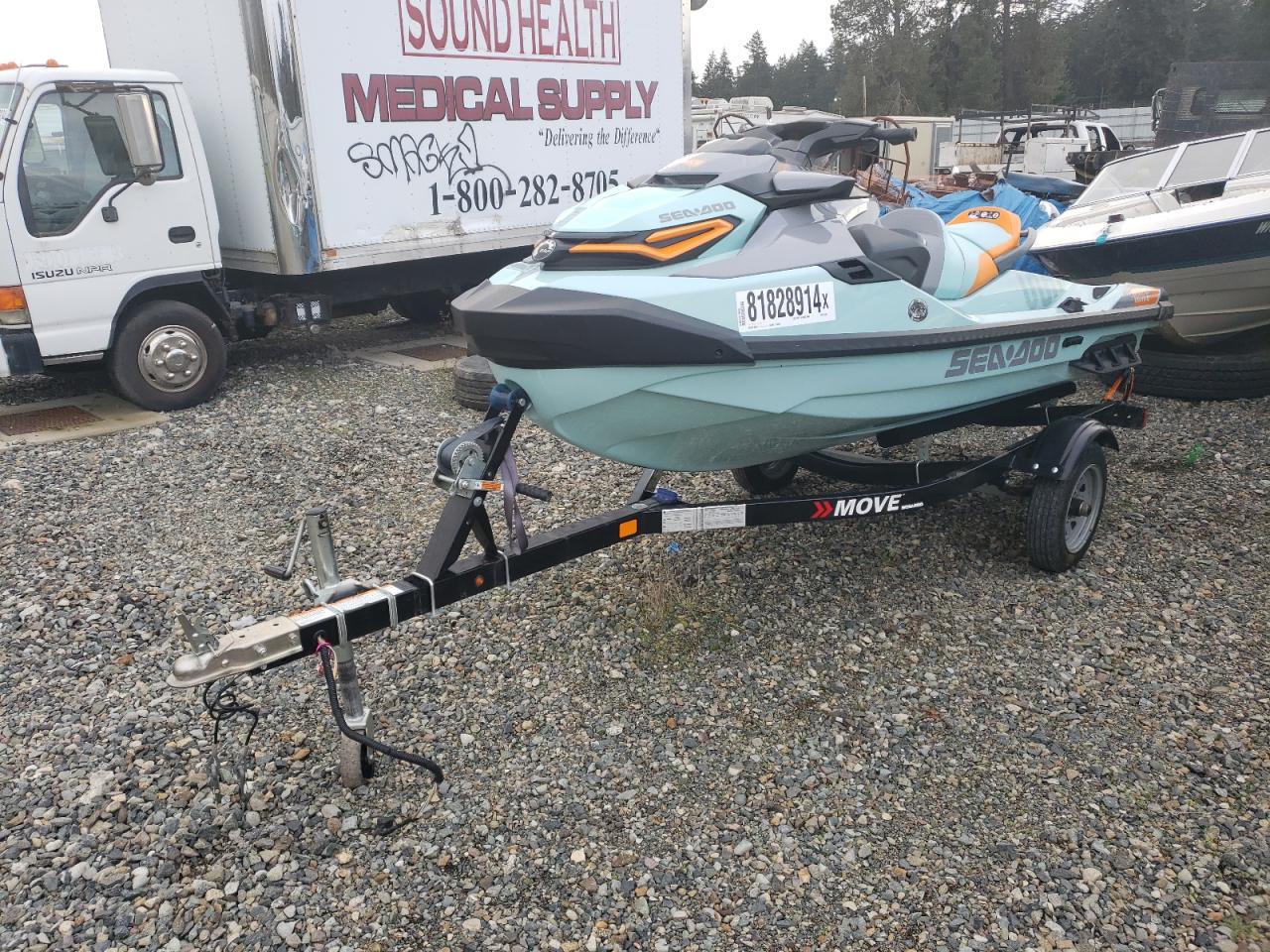 Lot #2993728163 2024 SEAD JETSKI&TRA