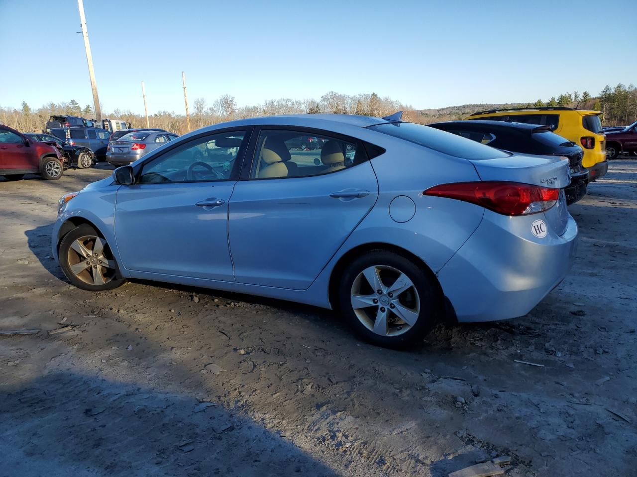 Lot #3025832304 2012 HYUNDAI ELANTRA GL