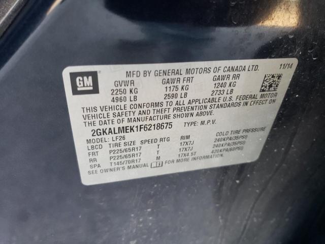 2015 GMC TERRAIN SL - 2GKALMEK1F6218675