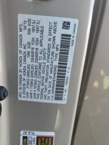 VIN 2HKRW2H81KH629462 2019 HONDA CRV no.13