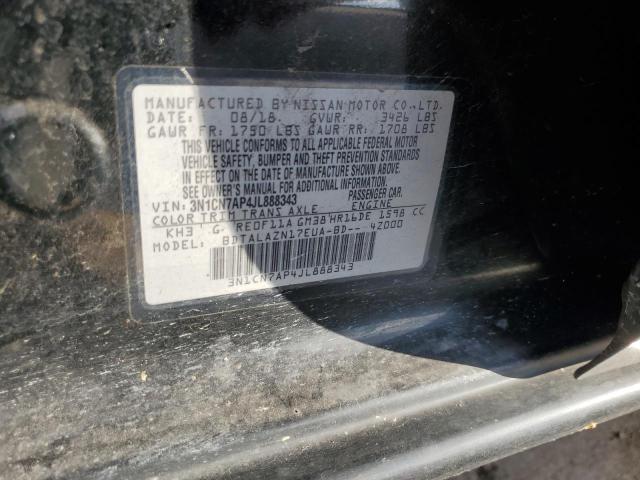 2018 NISSAN VERSA S - 3N1CN7AP4JL888343