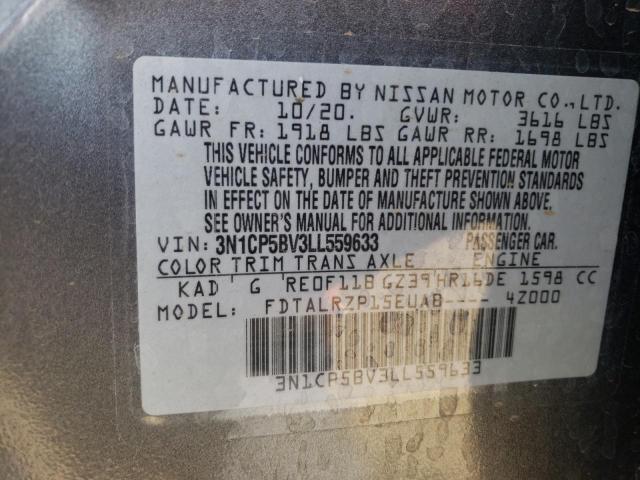 2020 NISSAN KICKS S - 3N1CP5BV3LL559633
