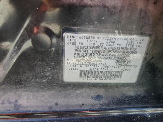 2017 NISSAN VERSA S - 3N1CN7AP9HL823255