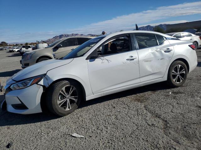 NISSAN SENTRA SV 2020 white  gas 3N1AB8CV7LY282025 photo #1