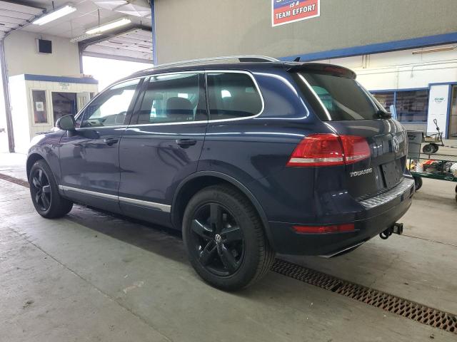 VOLKSWAGEN TOUAREG V6 2012 blue  diesel WVGEK9BPXCD005830 photo #3