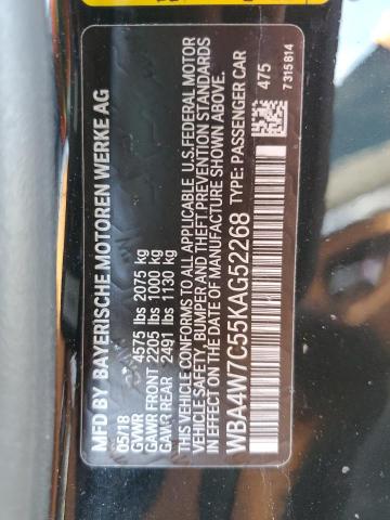 2019 BMW 440I WBA4W7C55KAG52268