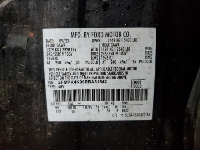 2024 FORD EDGE TITAN 2FMPK4K99RBA31542