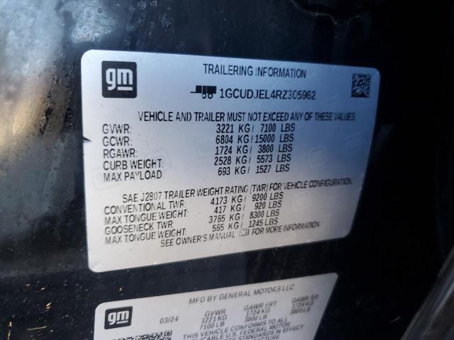 2024 CHEVROLET SILVERADO - 1GCUDJEL4RZ305962