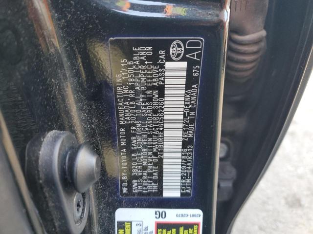 2016 TOYOTA COROLLA L - 2T1BURHE4GC562260