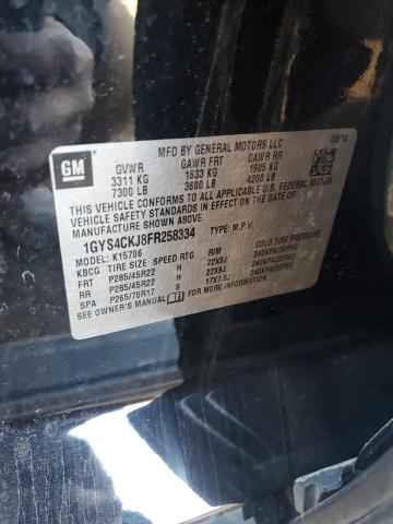 2015 CADILLAC ESCALADE P - 1GYS4CKJ8FR258334
