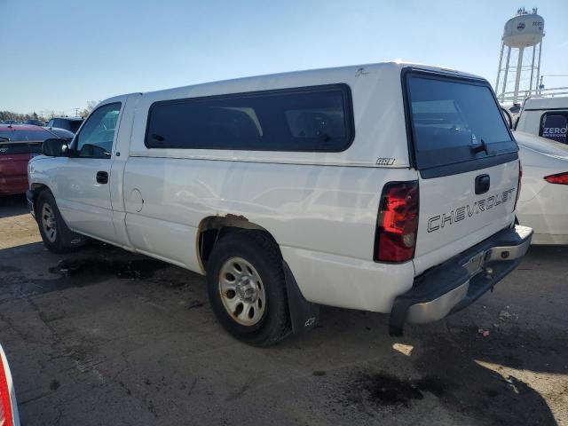 CHEVROLET SILVERADO 2005 white pickup gas 1GCEC14X15Z117549 photo #3