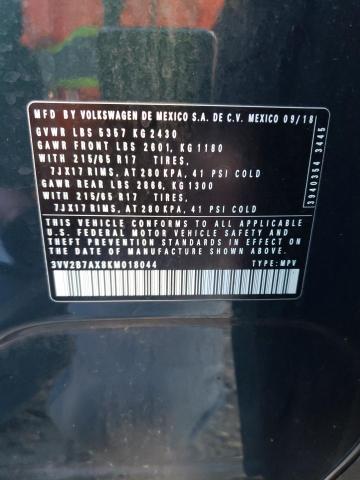 2019 VOLKSWAGEN TIGUAN SE - 3VV2B7AX8KM018044