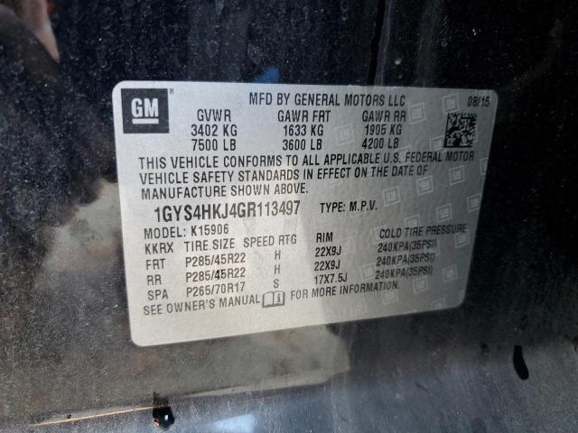 2016 CADILLAC ESCALADE E - 1GYS4HKJ4GR113497