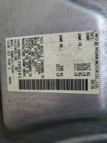 2016 NISSAN ALTIMA 2.5 - 1N4AL3AP5GC209161