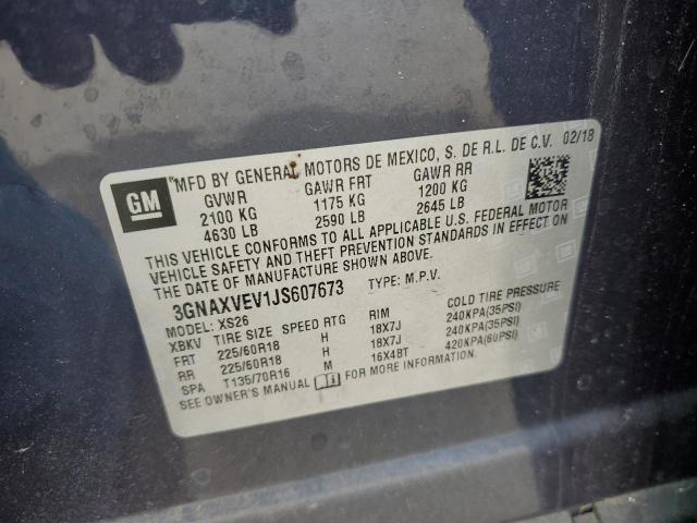 2018 CHEVROLET EQUINOX PR - 3GNAXVEV1JS607673