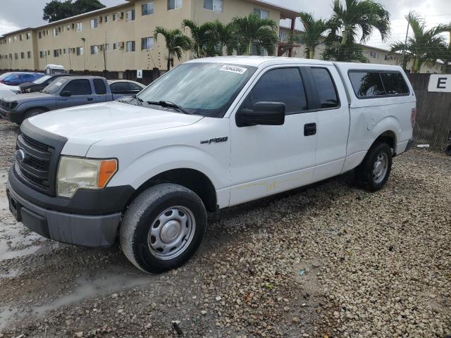 FORD F150 SUPER 2013 white  flexible fuel 1FTEX1CM1DKF99037 photo #1