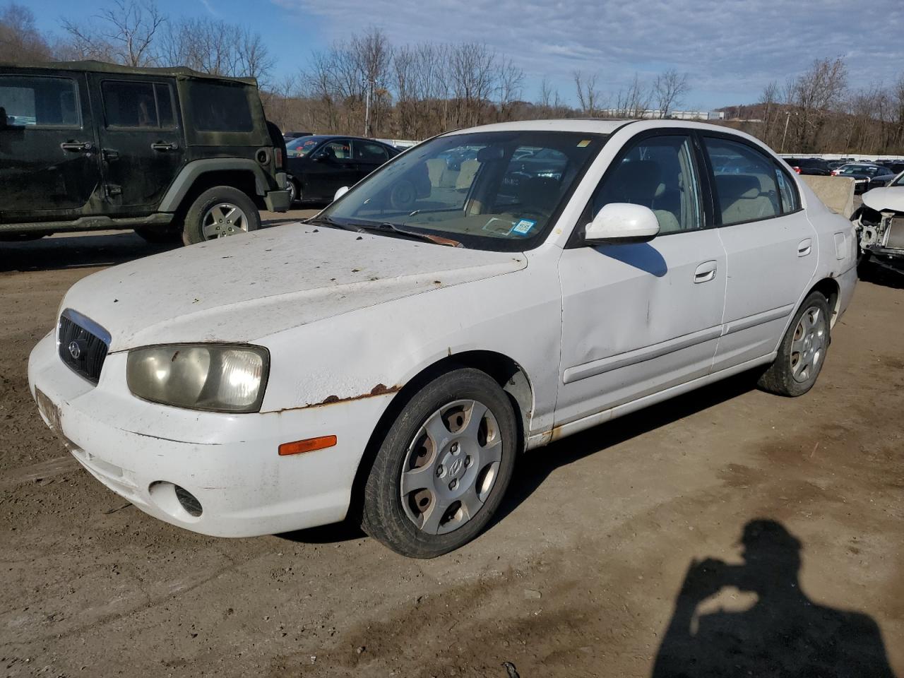 Lot #3034280079 2002 HYUNDAI ELANTRA GL