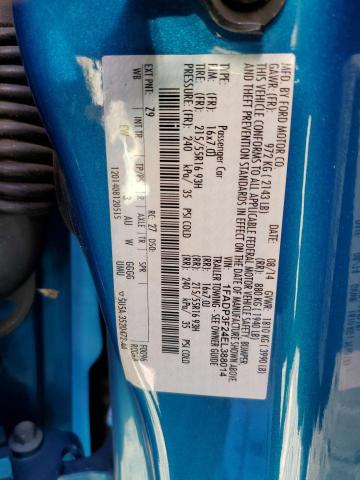 VIN 1FADP3F24EL388014 2014 Ford Focus, SE no.12