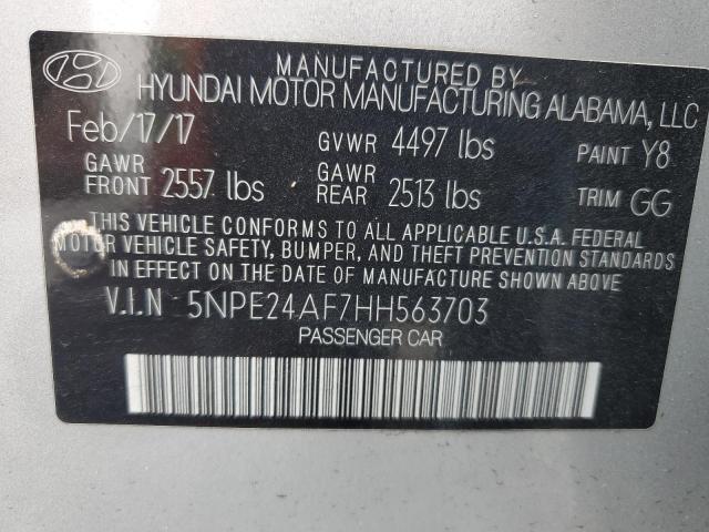 2017 HYUNDAI SONATA SE - 5NPE24AF7HH563703