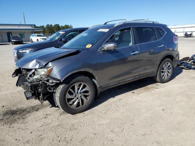 NISSAN ROGUE S 2014 gray  gas 5N1AT2MT6EC852852 photo #1