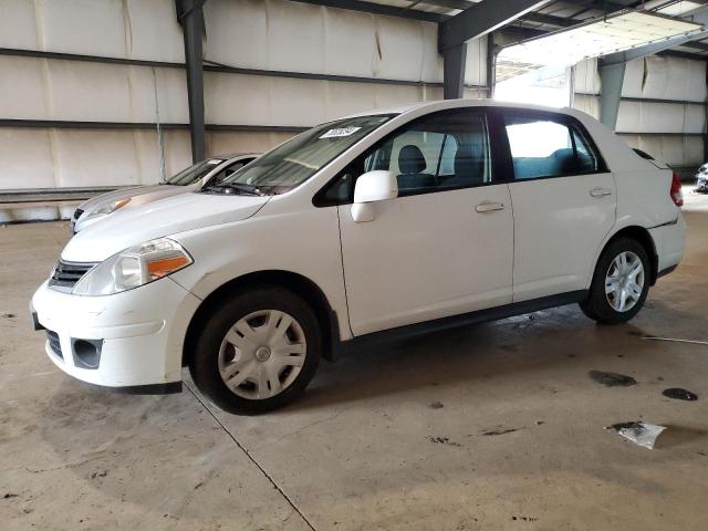 NISSAN VERSA S 2010 white  gas 3N1BC1AP9AL363664 photo #1