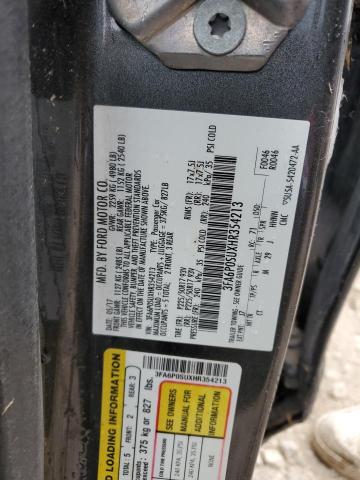 2017 FORD FUSION TIT - 3FA6P0SUXHR354213