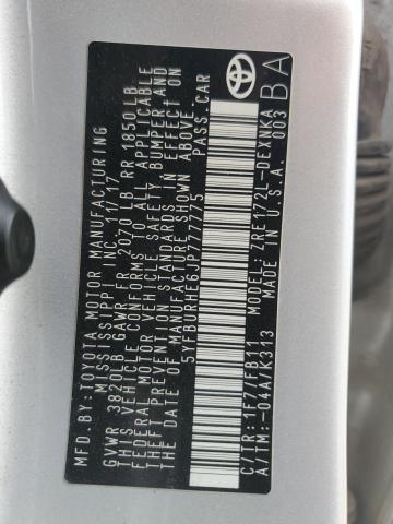 2018 TOYOTA COROLLA L - 5YFBURHE6JP777775