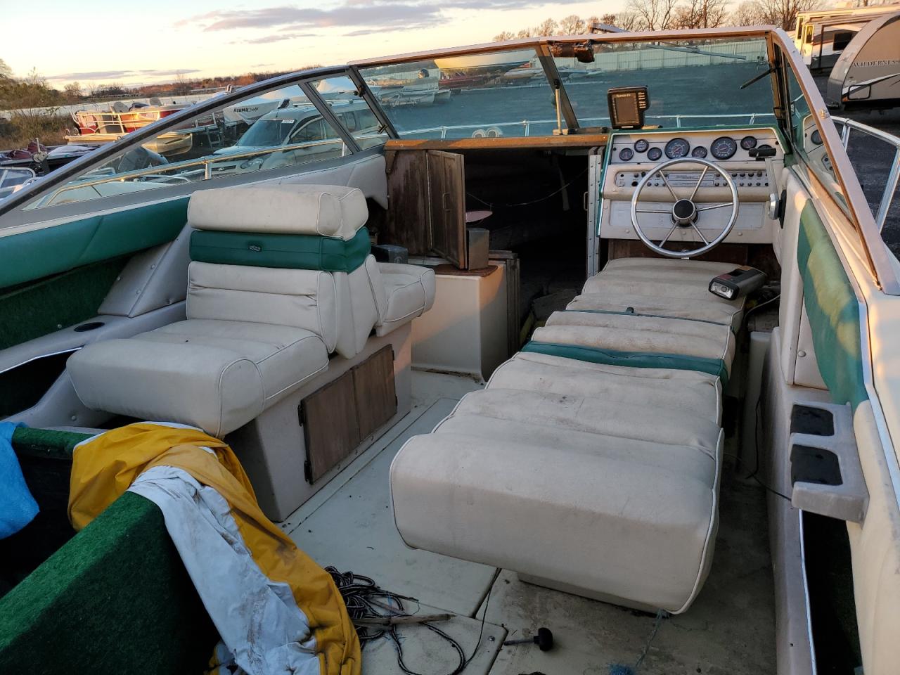 Lot #2972453430 1995 BOAT W/TRAILER