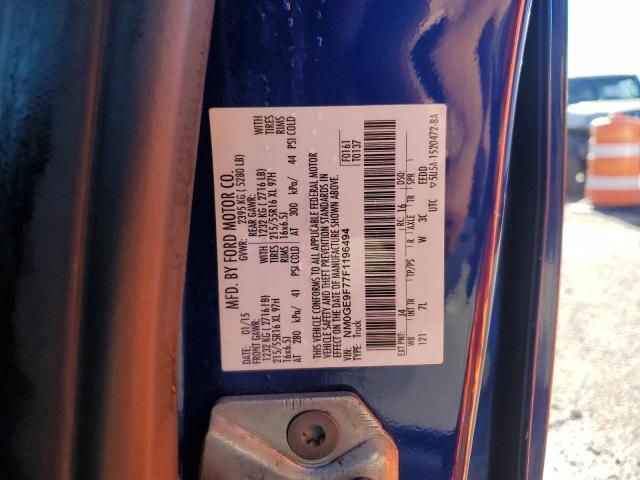 2015 FORD TRANSIT CO - NM0GE9F77F1196494