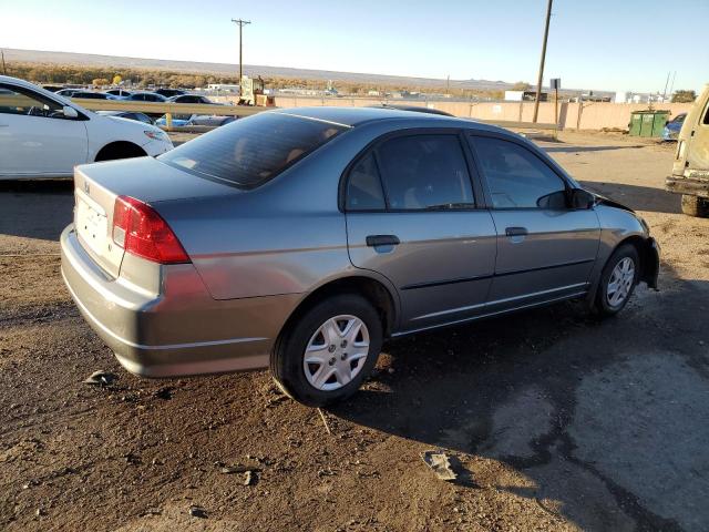 HONDA CIVIC DX V 2005 charcoal  gas 1HGES16345L024994 photo #4