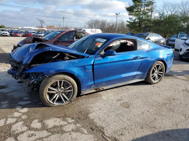 FORD MUSTANG GT 2017 blue coupe gas 1FA6P8CF9H5271356 photo #1