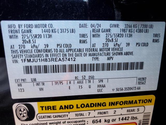 2024 FORD EXPEDITION - 1FMJU1H83REA57412