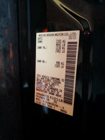 2016 NISSAN MAXIMA 1N4AA6AP7GC410518