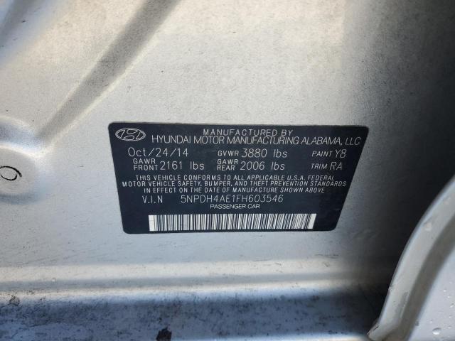 VIN 5NPDH4AE1FH603546 2015 HYUNDAI ELANTRA no.13