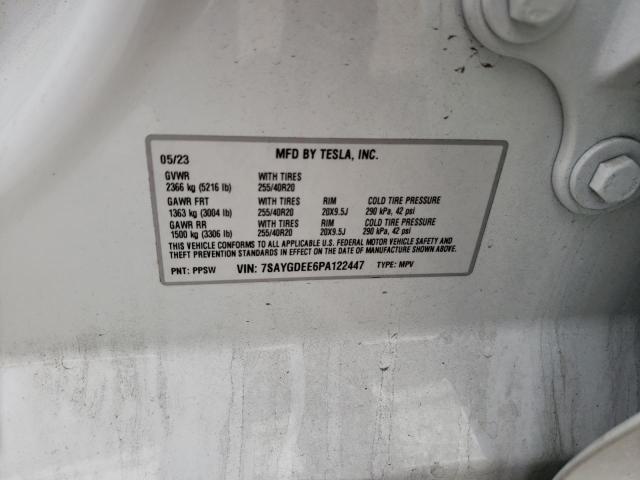 2023 TESLA MODEL Y - 7SAYGDEE6PA122447