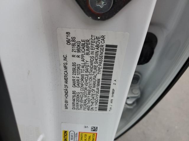 2018 HONDA ACCORD SPO - 1HGCV1F30JA198484