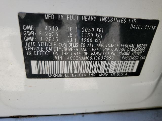 2017 SUBARU LEGACY 2.5 - 4S3BNAN69H3037958