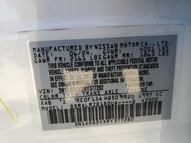 VIN 3N1AB8DVXRY377282 2024 NISSAN SENTRA no.13