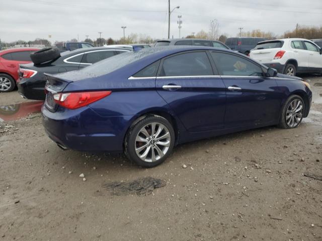 HYUNDAI SONATA SE 2012 blue sedan 4d gas 5NPEC4AB6CH453440 photo #4