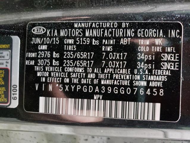 2016 KIA SORENTO LX - 5XYPGDA39GG076458